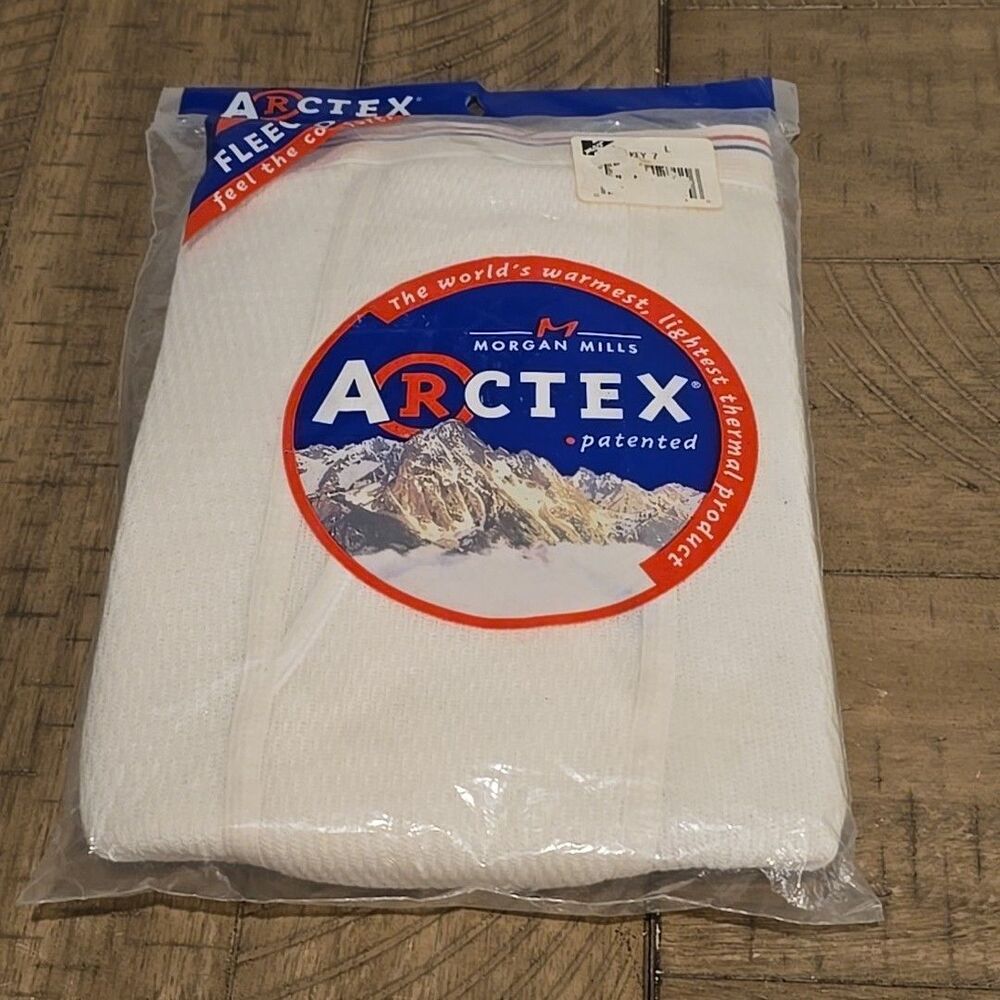Arctex Thermal Shirt Morgan Mills  Fleeced Mens L Vintage NOS Patented Kmart
